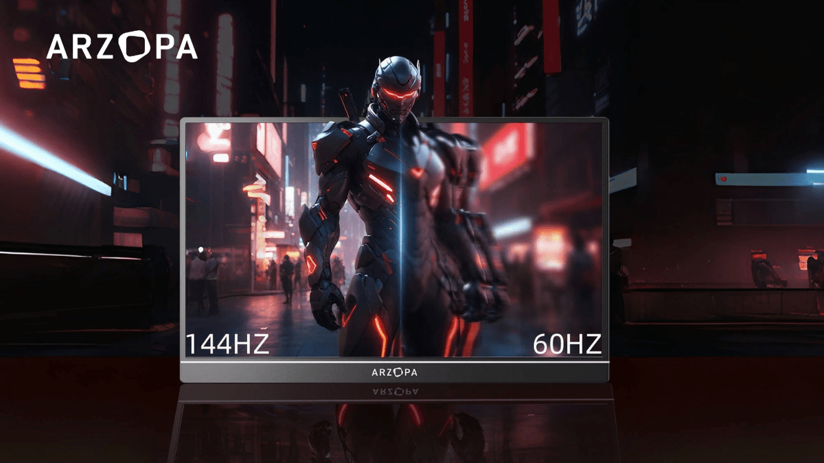 Arzopa Z1FC 144Hz Monitor Portátil Gamer: Análise Completa 2025 - ARZOPA/BR