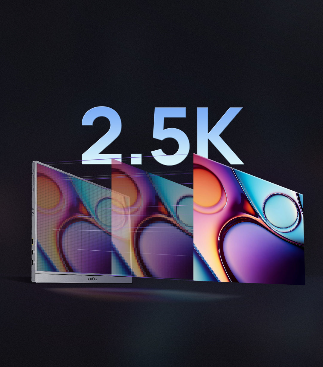 Arzopa Z3FC 16.1'' 180Hz Monitor Portátil Gamer 2K QHD | Bolsa
