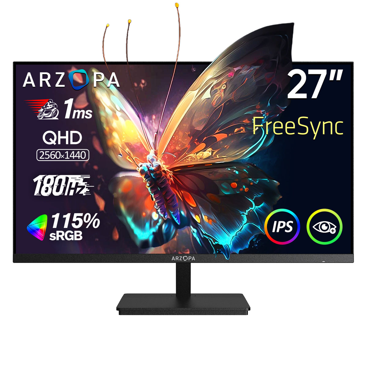 ARZOPA M1RC - 27" 180Hz 2K QHD Gaming Monitor - ARZOPA/BR