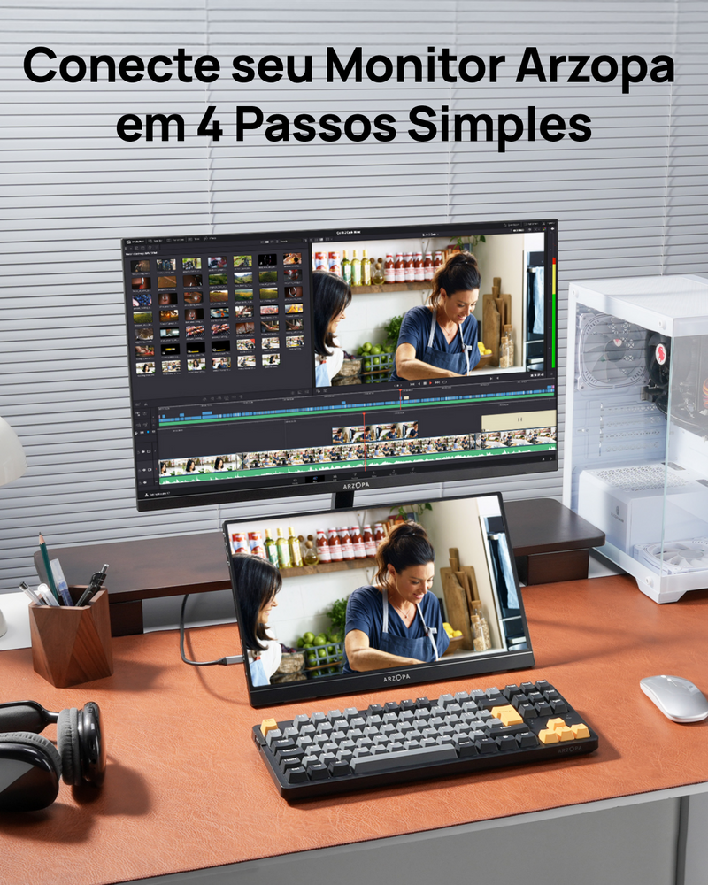 Monitor Portátil | Guia de Configuração