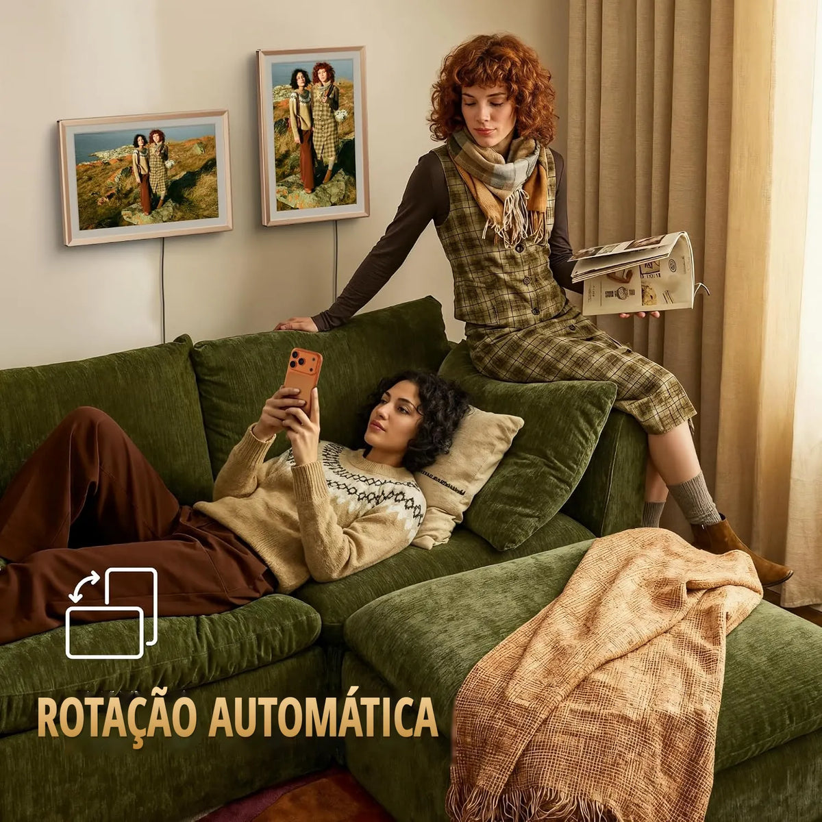 Arzopa D14 Pro 14" 2K Porta-Retrato Digital Inteligente Wi-Fi - ARZOPA/BR