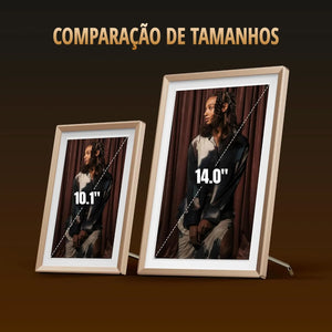 Arzopa D14 Pro 14" 2K Porta-Retrato Digital Inteligente Wi-Fi - ARZOPA/BR