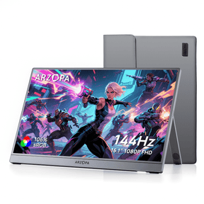 Novo Monitor Portátil Arzopa Z1FC Cinza Espacial 144Hz – 16,1