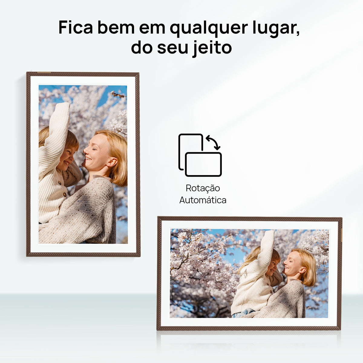 ARZOPA D15 15.6” WiFi Porta - Retrato Digital | Design Retro Marrom e Tela Anti - Reflexo - ARZOPA/BR