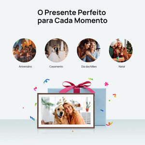 ARZOPA D15 15.6” WiFi Porta - Retrato Digital | Design Retro Marrom e Tela Anti - Reflexo - ARZOPA/BR