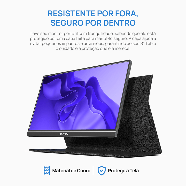 Arzopa S1 15.6‘’ Monitor Portátil - 1080P Full HD para Notebook – ARZOPA/BR