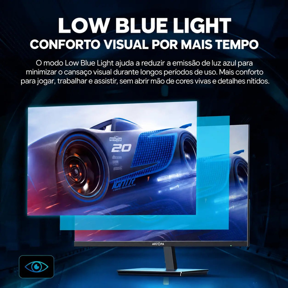 ARZOPA M1RC-27" 180Hz 2K QHD Monitor Gamer - ARZOPA/BR