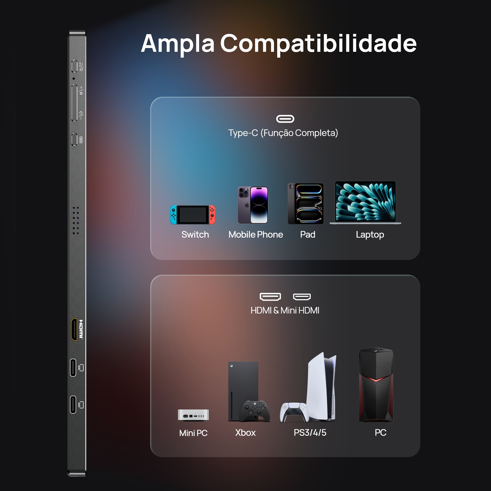 Monitor Portátil Arzopa Z1C - 16.1