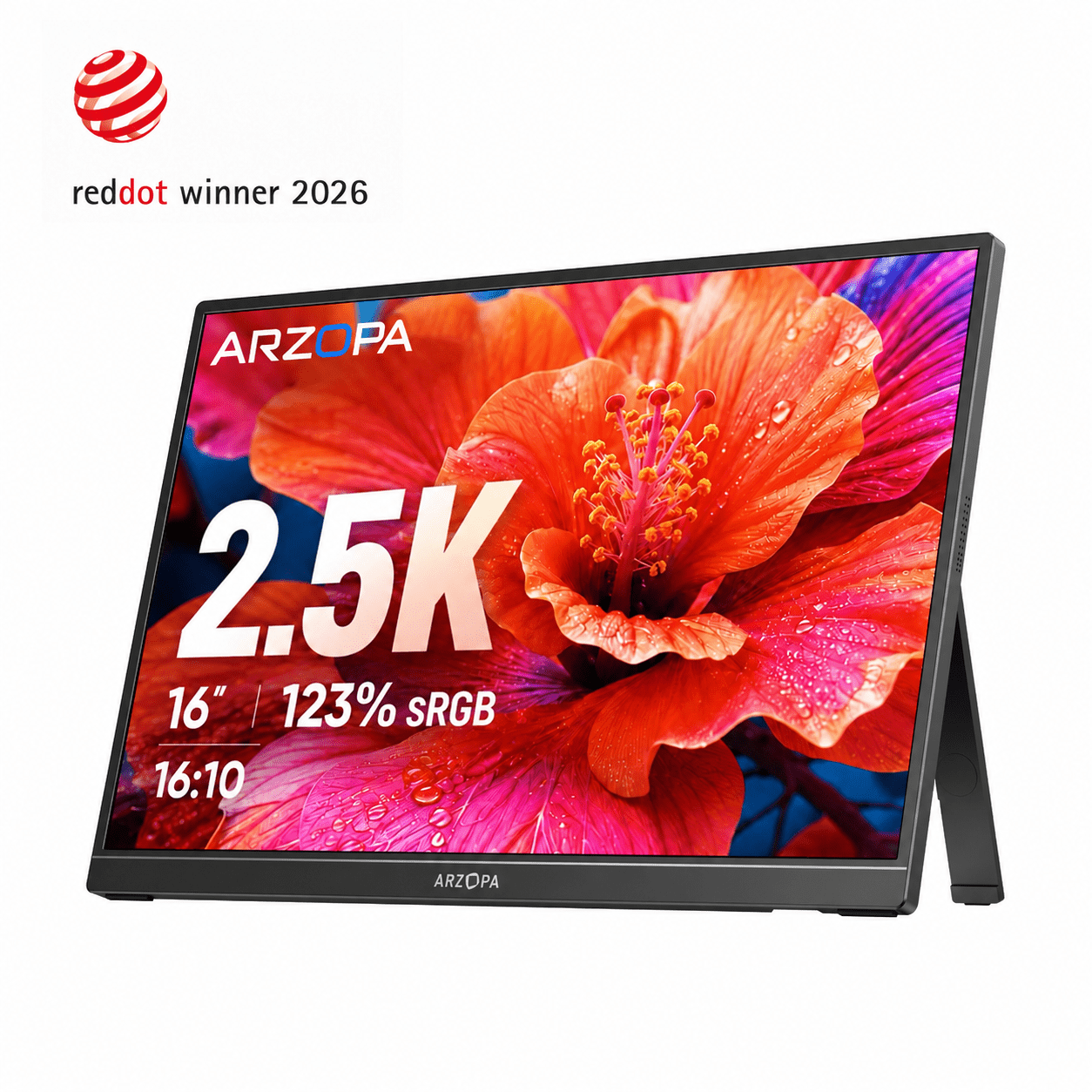 Arzopa Z1RC - 2,5K Monitor Portátil De 16 Polegadas QHD 500nits Com Tela IPS - ARZOPA/BR
