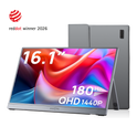 Arzopa Z3FC 16.1'' 180hz Monitor Portátil Gamer 2K QHD - Com Bolsa Brinde