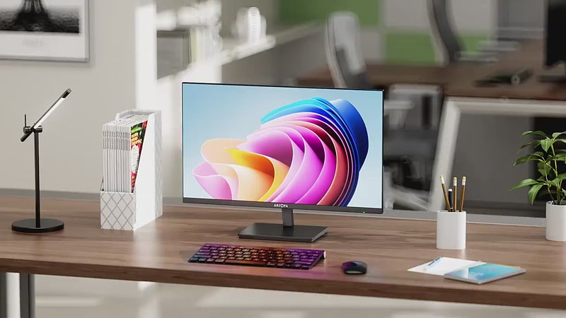 Vídeo de demonstração do monitor gamer Arzopa M1RC com tela Fast IPS de 27 polegadas.