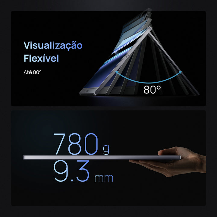 Arzopa Z3FC 16.1'' 180hz Monitor Portátil Gamer 2K QHD - Com Bolsa Brinde - ARZOPA/BR