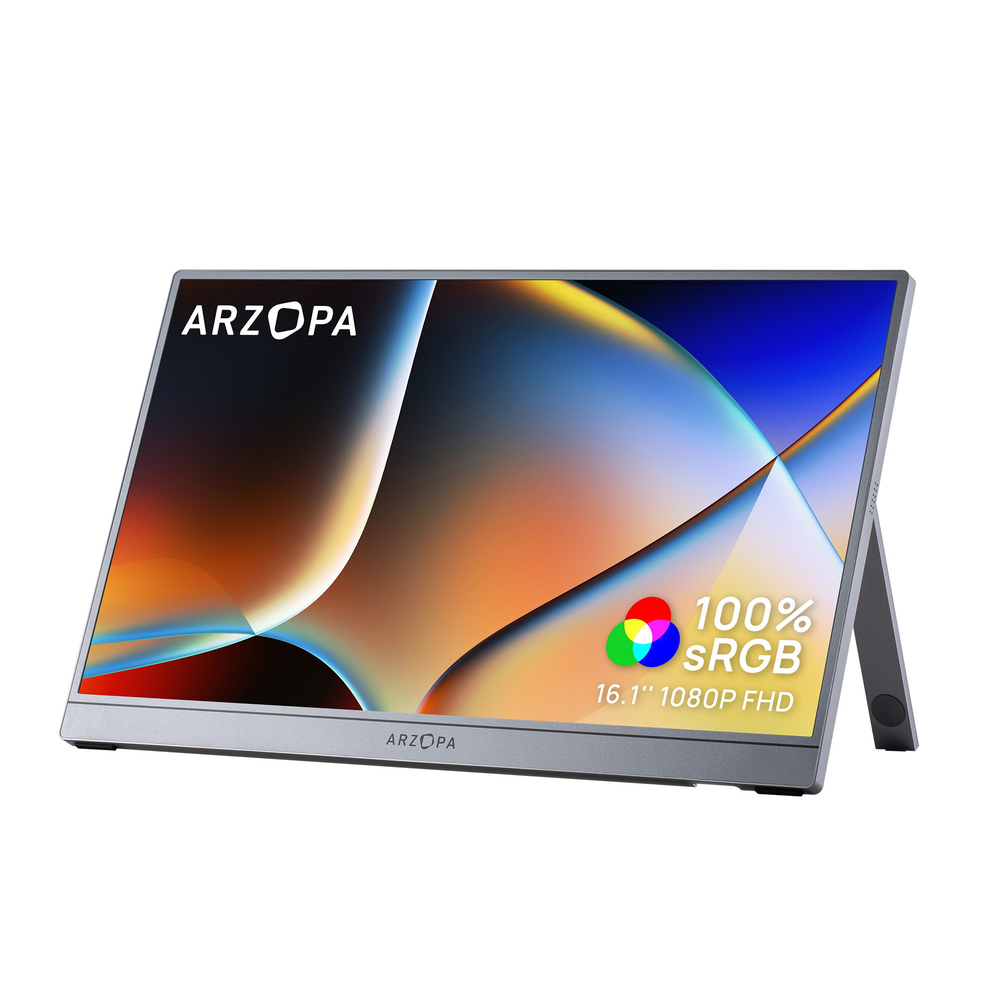 Arzopa Z1C Monitor Portátil - 16.1" Full HD 1080P Extensor de Monitor 100% sRGB - ARZOPA/BR